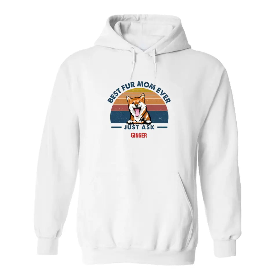 Best Fur Dad Mom Ever Dog And Cat Personalized Shirt