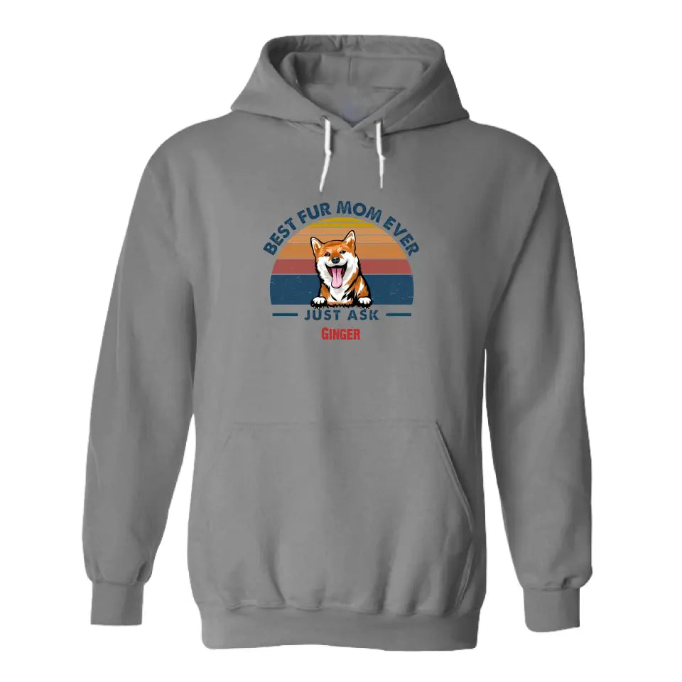 Best Fur Dad Mom Ever Dog And Cat Personalized Shirt
