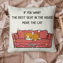 Load image into Gallery viewer, Sofa Lying Cat Personalized Pillow Cover
