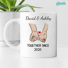 Load image into Gallery viewer, Couple Together Personalized Coffee Mug
