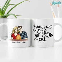 Load image into Gallery viewer, You Me The Cats Personalized Coffee Mug
