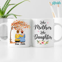 Load image into Gallery viewer, Mother &amp; Daughter Under The Tree Personalized Coffee Mug
