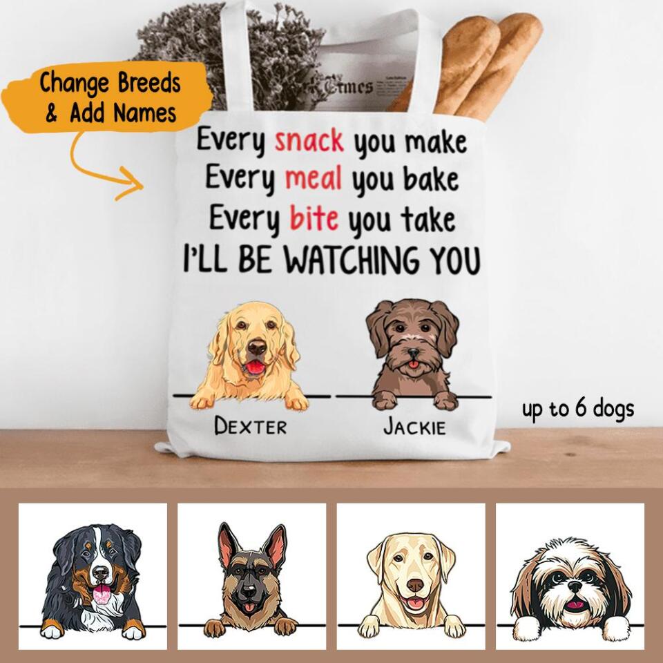 Add Your Dog Portrait and Name Custom Tote - Black Bleach Design Tote –  Instantly Unique Gifts