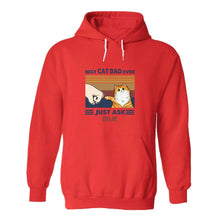 Load image into Gallery viewer, Best Cat Dad Ever Personalized Shirt - Cats, Names can be customized
