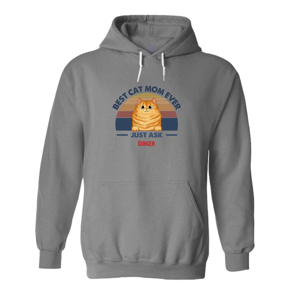 Best Cat Dad Mom Ever Personalized Shirt