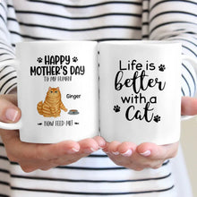 Load image into Gallery viewer, Happy Mother‘s Day Angry Cats Personalized Coffee Mug
