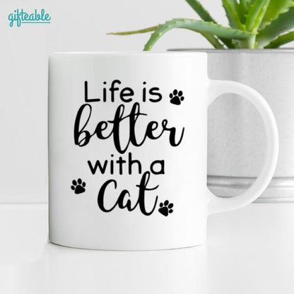 Cat Dad Love You Personalized Ceramic Mug - Cats and Name can be customized