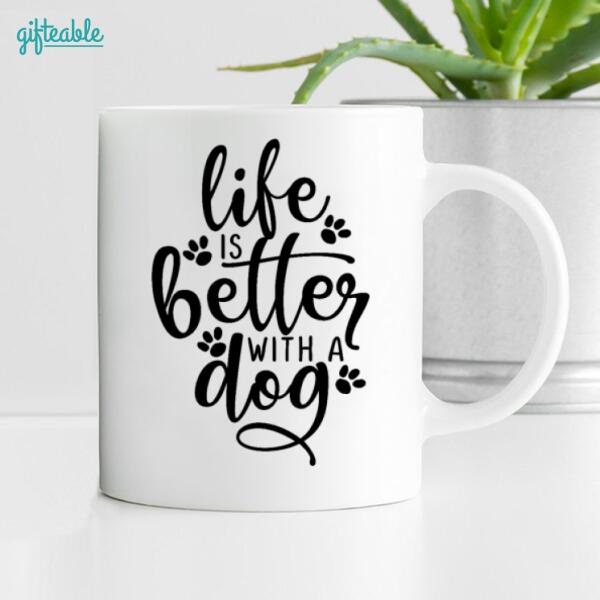 Thanks For Picking Up My Poop And Stuff Dog Personalized Ceramic Mug - Dogs and Name can be customized