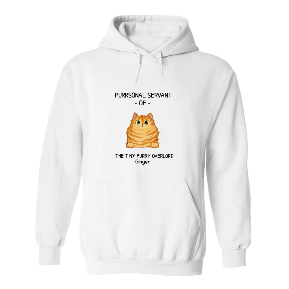 Purrsonal Servant Of Cats Personalized Shirt