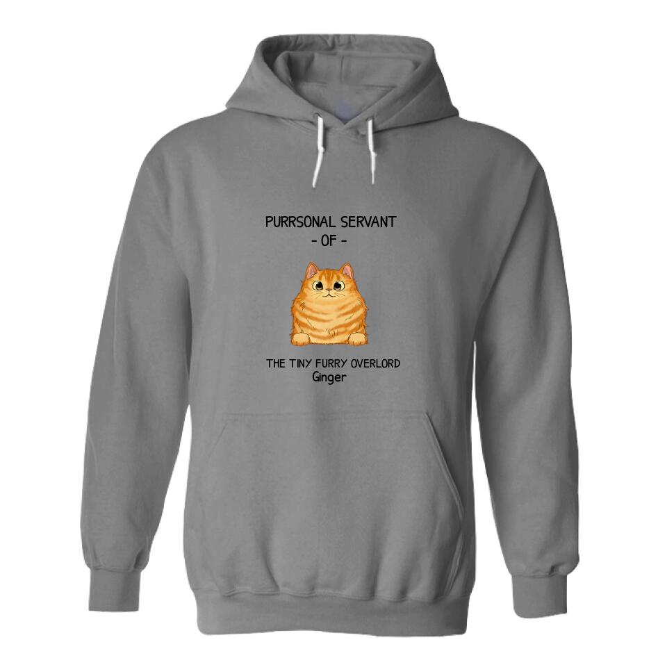 Purrsonal Servant Of Cats Personalized Shirt